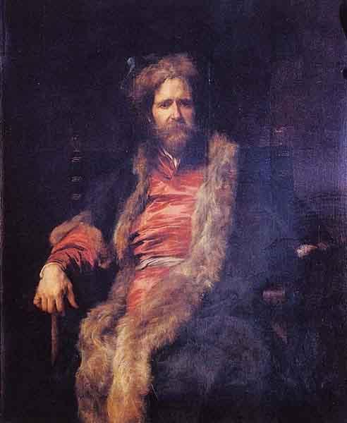 Anthony Van Dyck Portrait of the one armed painter Marten Rijckaert oil painting image